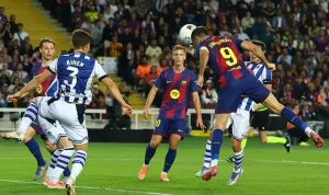 برشلونة ينتزع الصدارة بصعوبة.. يامال يقود “الريمونتادا” ضد سوسييداد